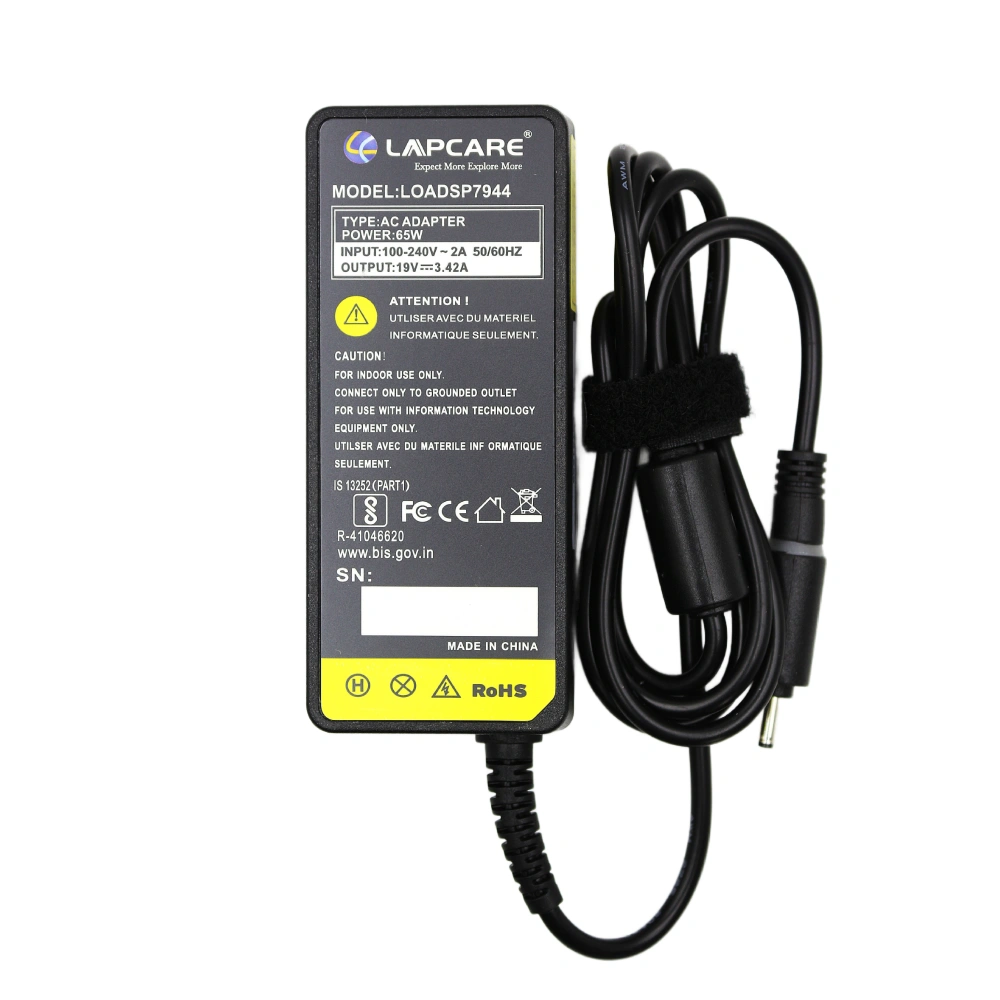 Lapcare  Laptop Adapter Compatible For Acer 65w | 19.5v/3.42a | 3.0mm x 1.1mm view 2